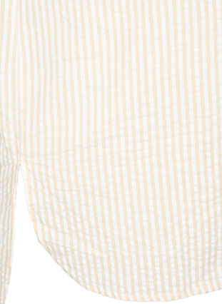 Raidallinen paita, jossa on rintataskut, Natrual/S. Stripe, Packshot image number 3