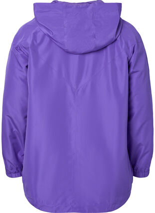 Lyhyt takki hupulla ja säädettävällä helmalla, Purple Opulence, Packshot image number 1