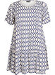 Viskoosimekko leikkauslinjalla, Sininen, Packshot image number 0