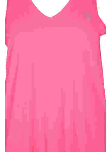 Treenitoppi v-pääntiellä, Neon pink, Packshot image number 2