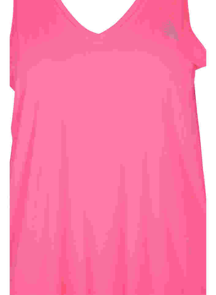 Treenitoppi v-pääntiellä, Neon pink, Packshot image number 2