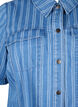 Lyhyt denim-mekko raidallisella kuosilla, Sininen, Packshot image number 2