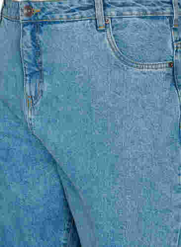 Kropatut korkeavyötäröiset Gemma-farkut, Light blue denim, Packshot image number 2