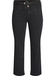 Normaali istuvuus Gemma-farkut korkealla vy&ouml;t&auml;r&ouml;ll&auml;, Musta