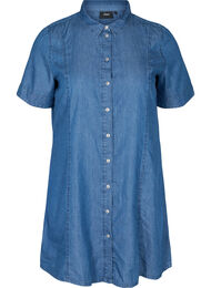 Lyhythihainen paitamekko farkkukankaasta , Medium Blue denim
