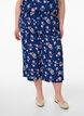 Culottes-housut kuosilla, Sininen, Model image number 2