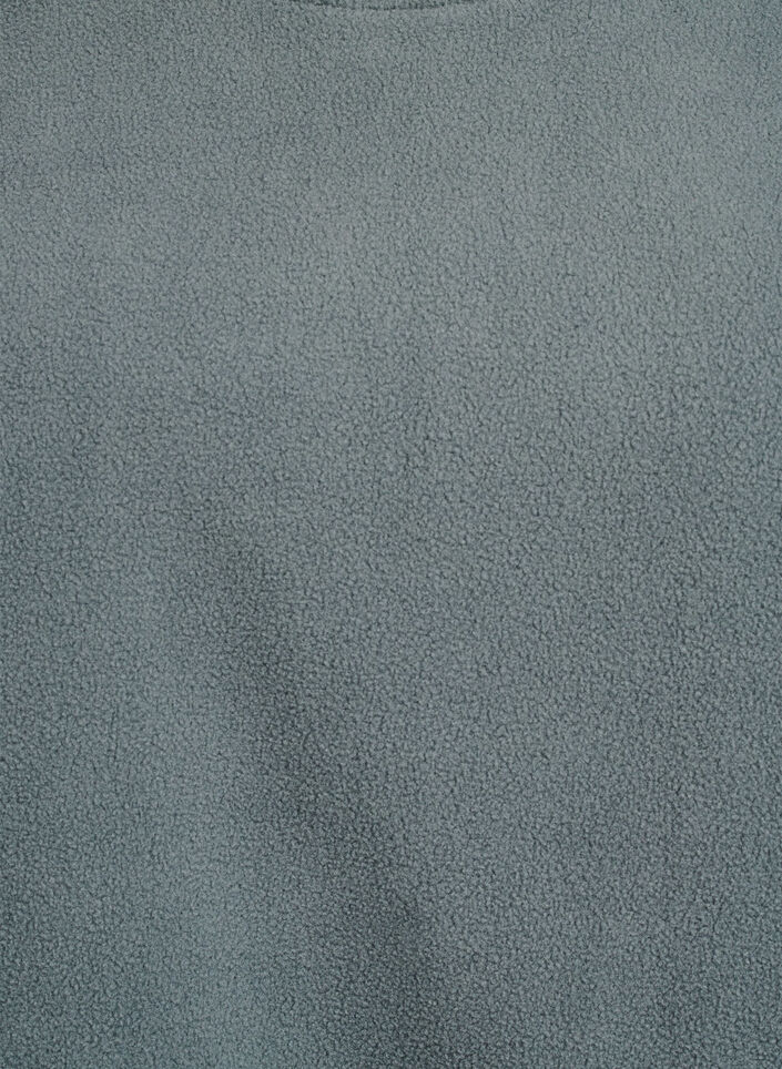 V&auml;lj&auml; fleecepusero taskuilla, Vihre&auml;, Packshot image number 2