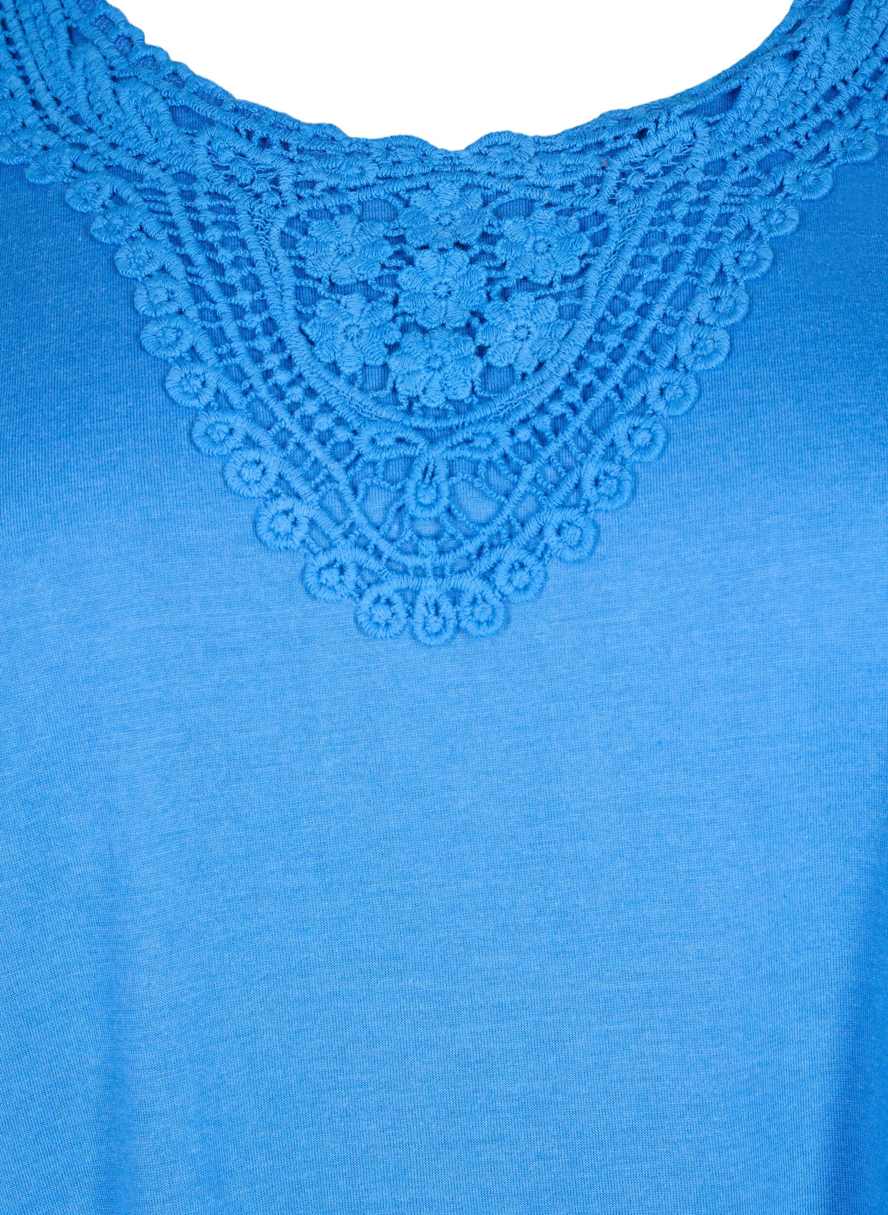 Zizzi Hihaton toppi pitsill&auml;, Marina, Packshot image number 2