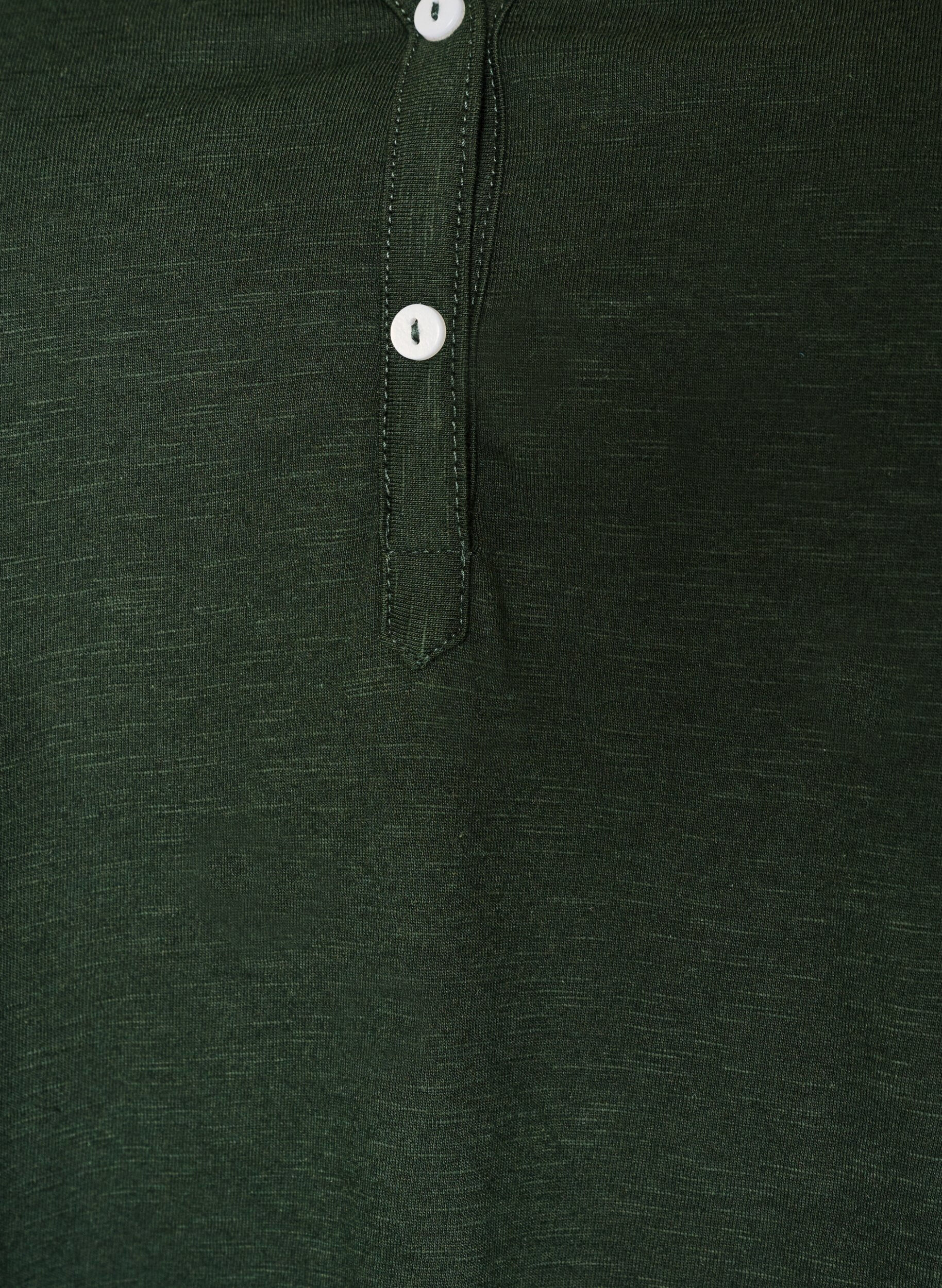 ZizziT-paita nappiyksityiskohdalla, Vihre&auml;, Packshot image number 2