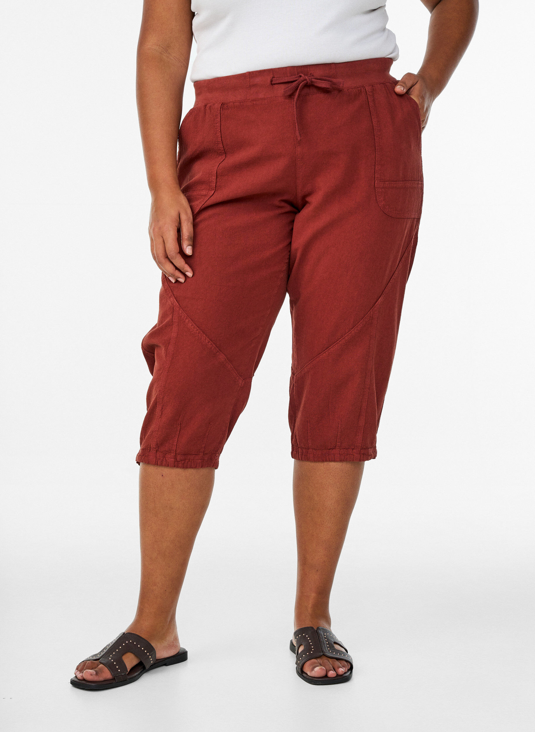 ZizziPuuvillacaprit, Punainen, Model image number 2