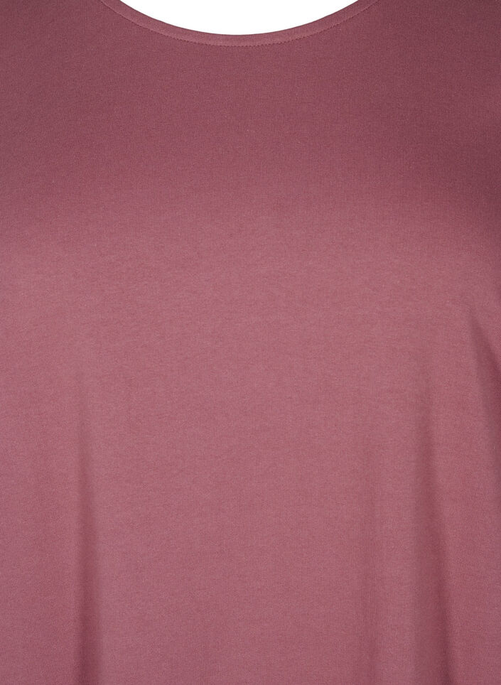 Pallomainen puuvillamekko taskuilla, Vaaleanpunainen, Packshot image number 2