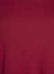 Ribattu jerseypusero, jossa on lyhyet hihat, Tumma Bordeaux, Packshot image number 2