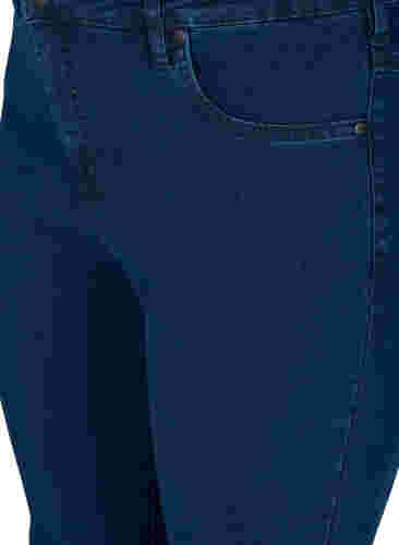 Korkeavyötäröiset super slim Amy-farkut, Dark blue, Packshot image number 2