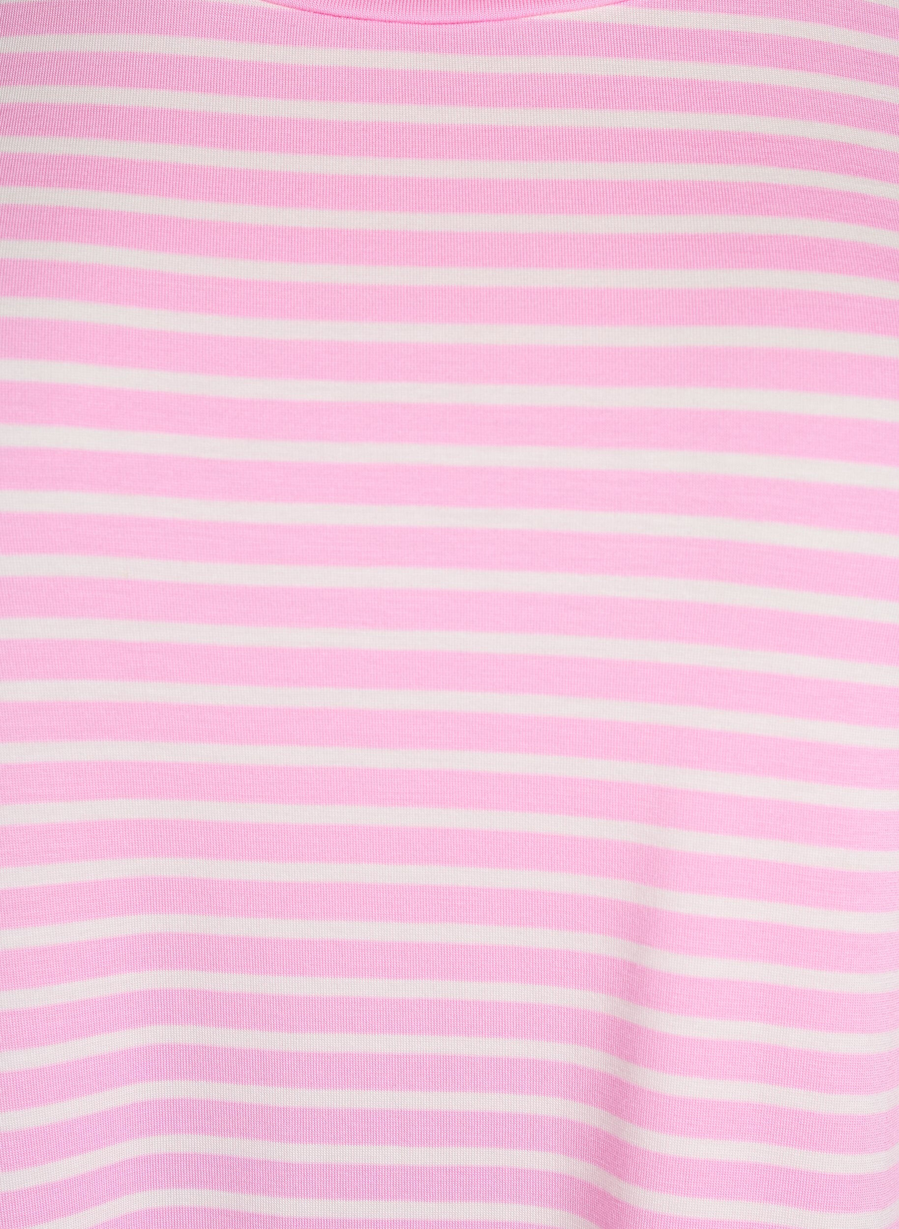 ZizziT-paita TENCEL&trade; Lyocellista ja raidoilla, Vaaleanpunainen, Packshot image number 2