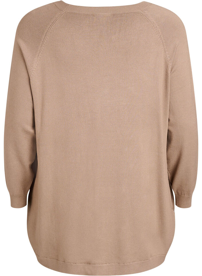 Neulepusero sivunapeilla, Beige, Packshot image number 1