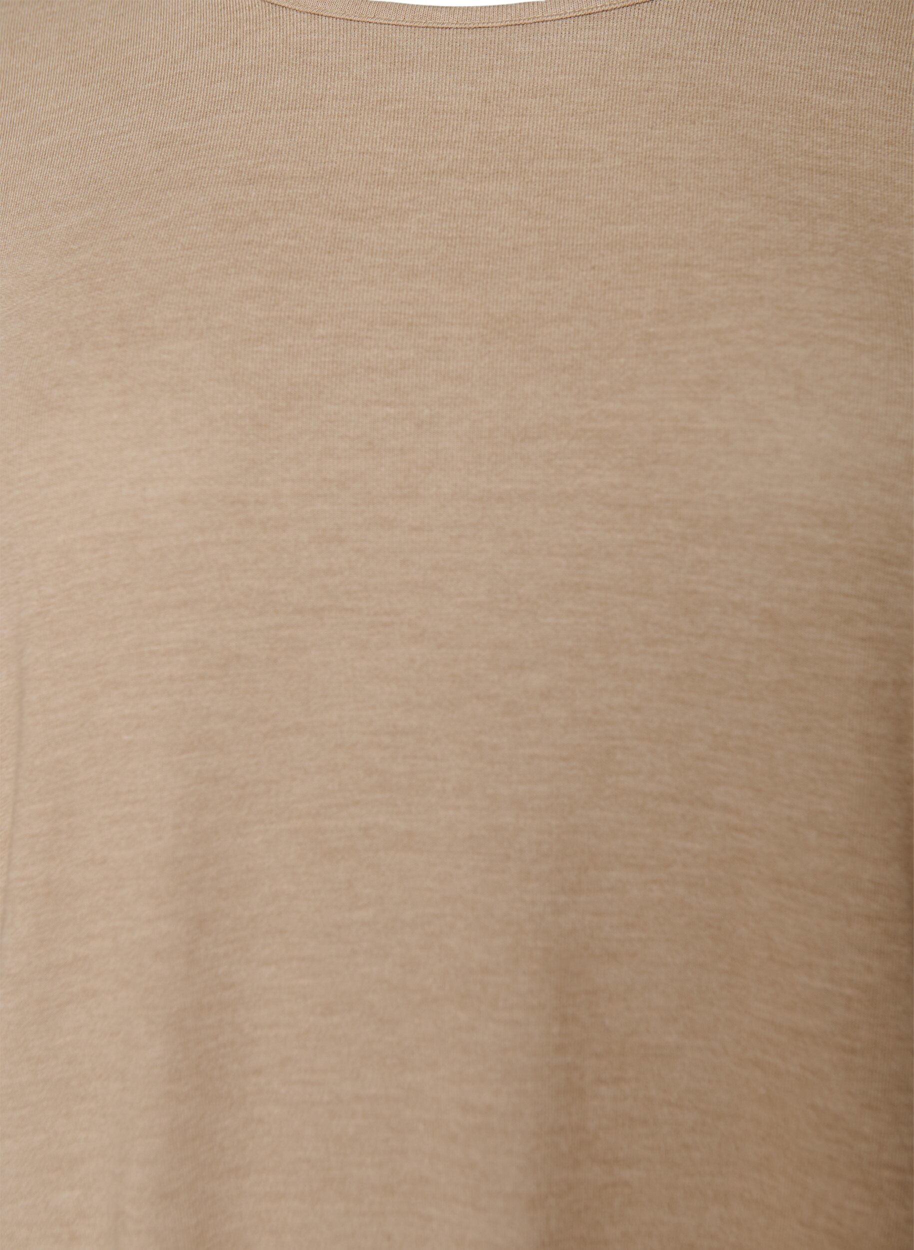 Zizzi Jerseypusero 3/4-hihoilla, Beige, Packshot image number 2