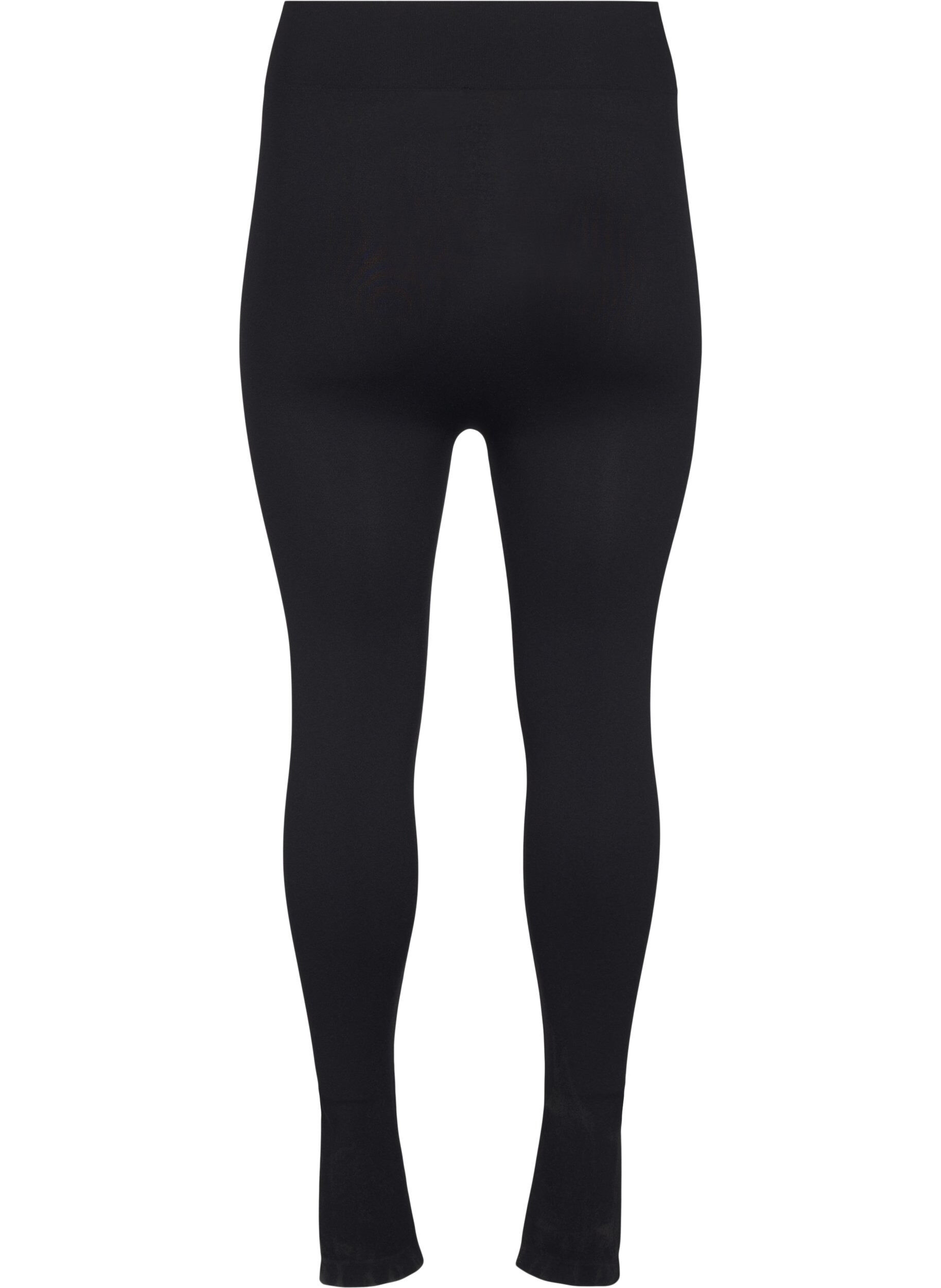 Zizzi Saumattomat perusleggingsit, Musta, Packshot image number 1