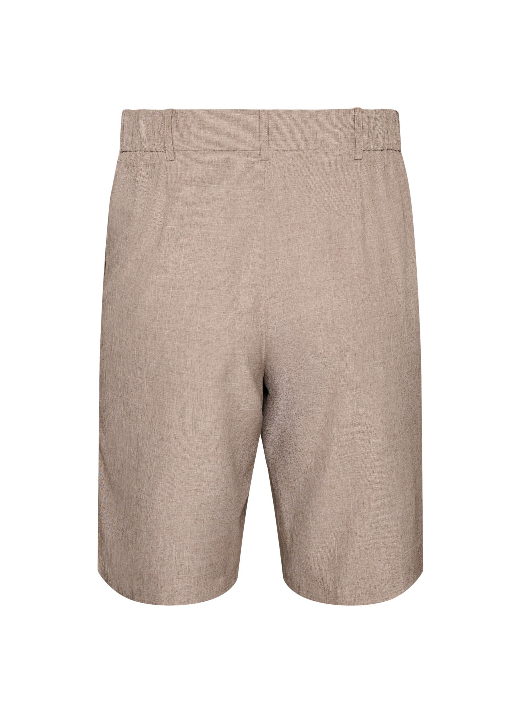 ZizziRennot korkeavy&ouml;t&auml;r&ouml;iset Bermudashortsit, Ruskea, Packshot image number 1