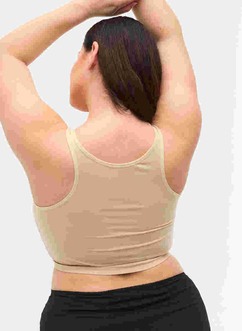 Kevyesti topatut rintaliivit nauhayksityiskohdalla, Nude, Model image number 1