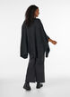 Py&ouml;re&auml;aukkoiset neulotut ponchot, Harmaa, Model image number 2