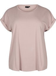 Lyhythihainen t-paita puuvillasekoitteesta, Punainen