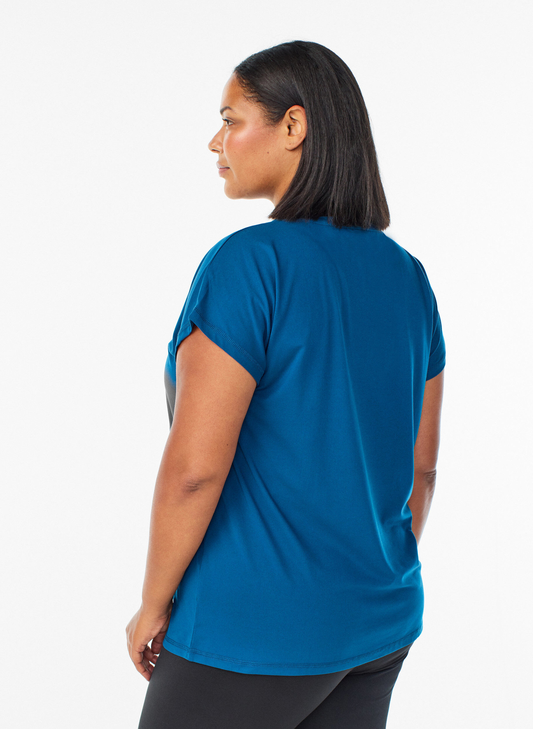 ZizziYksiv&auml;rinen treeni-T-paita, Sininen, Model image number 2