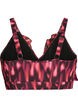 Bikiniyl&auml;osa printill&auml; ja r&ouml;yhel&ouml;yksityiskohdilla, Vaaleanpunainen, Packshot image number 1