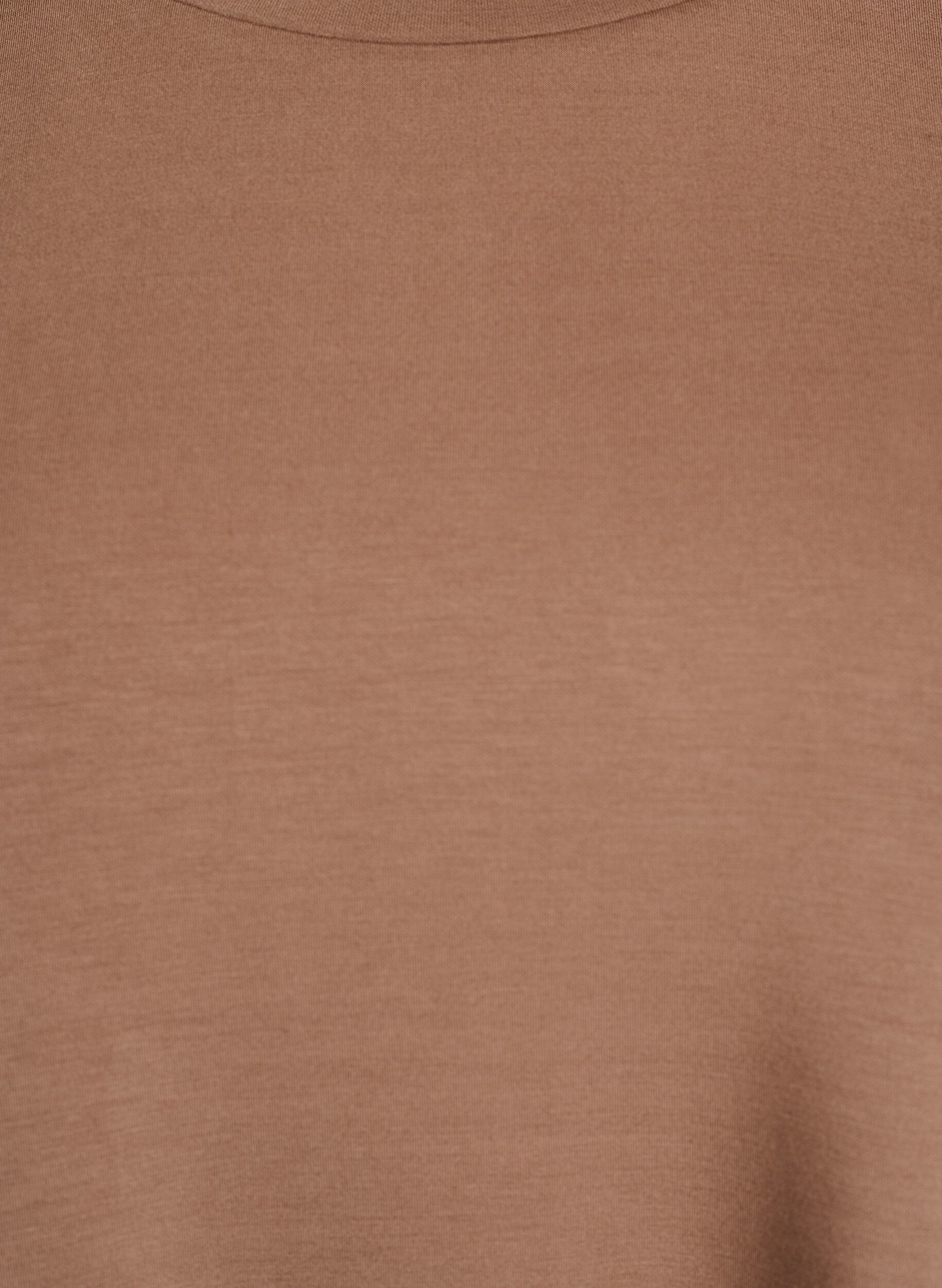 Zizzi Jerseypusero py&ouml;re&auml;ll&auml; p&auml;&auml;ntiell&auml;, Ruskea, Packshot image number 2