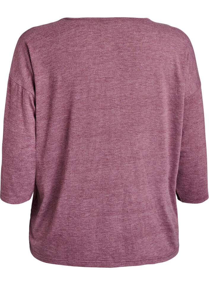 Jersey -pusero 3/4-hihoilla, Punainen, Packshot image number 1
