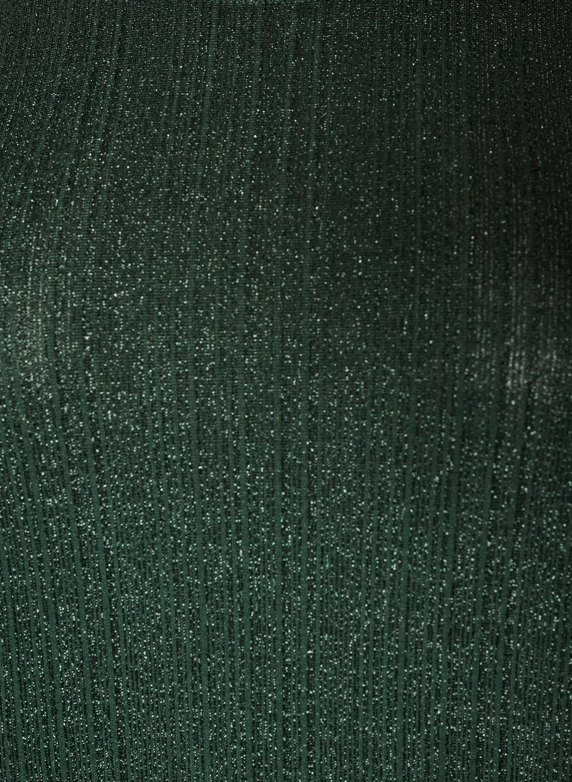 ZizziPusero pystysuuntaisella tekstuurilla ja glitterlangalla, Vihre&auml;, Packshot image number 2