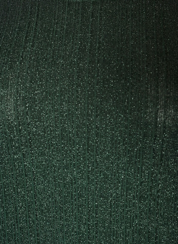 Pusero pystysuuntaisella tekstuurilla ja glitterlangalla, Vihre&auml;, Packshot image number 2