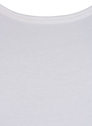 Yksivärinen perustoppi, Bright White, Packshot image number 2