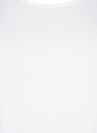 Pinnaltaan epätasainen pitkähihainen pusero, Bright White, Packshot image number 2