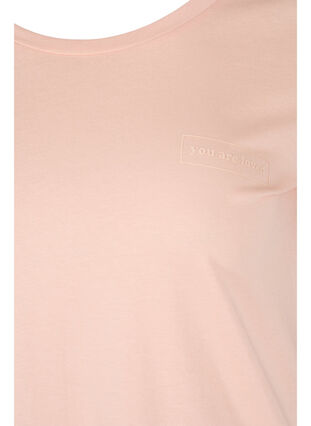Lyhythihainen puuvillainen t-paita printillä , Rose Cloud Loved, Packshot image number 2
