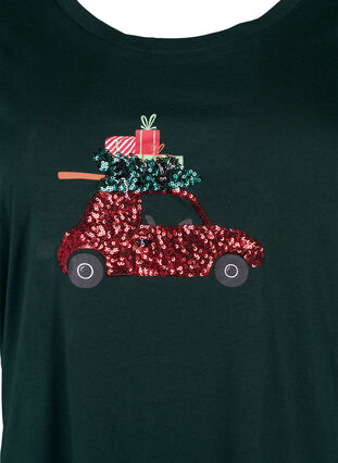 Jouluinen t-paita puuvillasta, Scarab Car, Packshot image number 2
