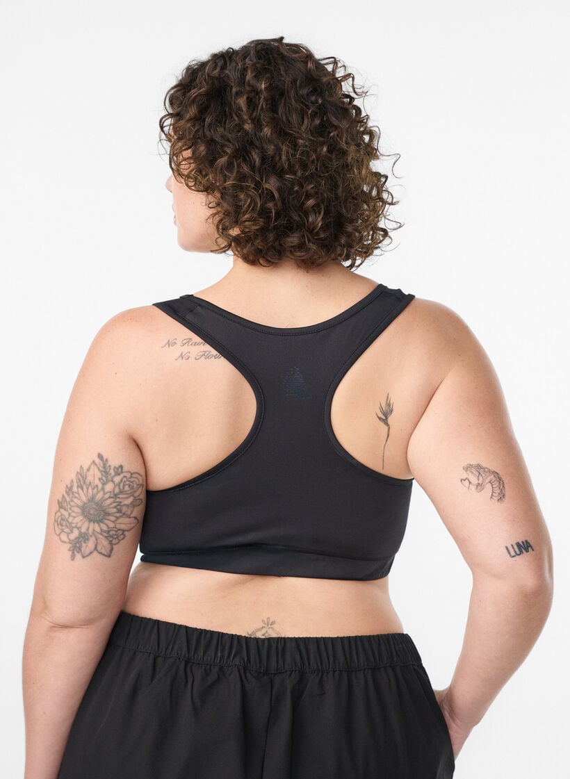 Urheiluliivit racerback-selk&auml;osalla, Musta, Model image number 2