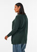 Neule puuvillaviskoosisekoitteesta, Vihre&auml;, Model image number 2