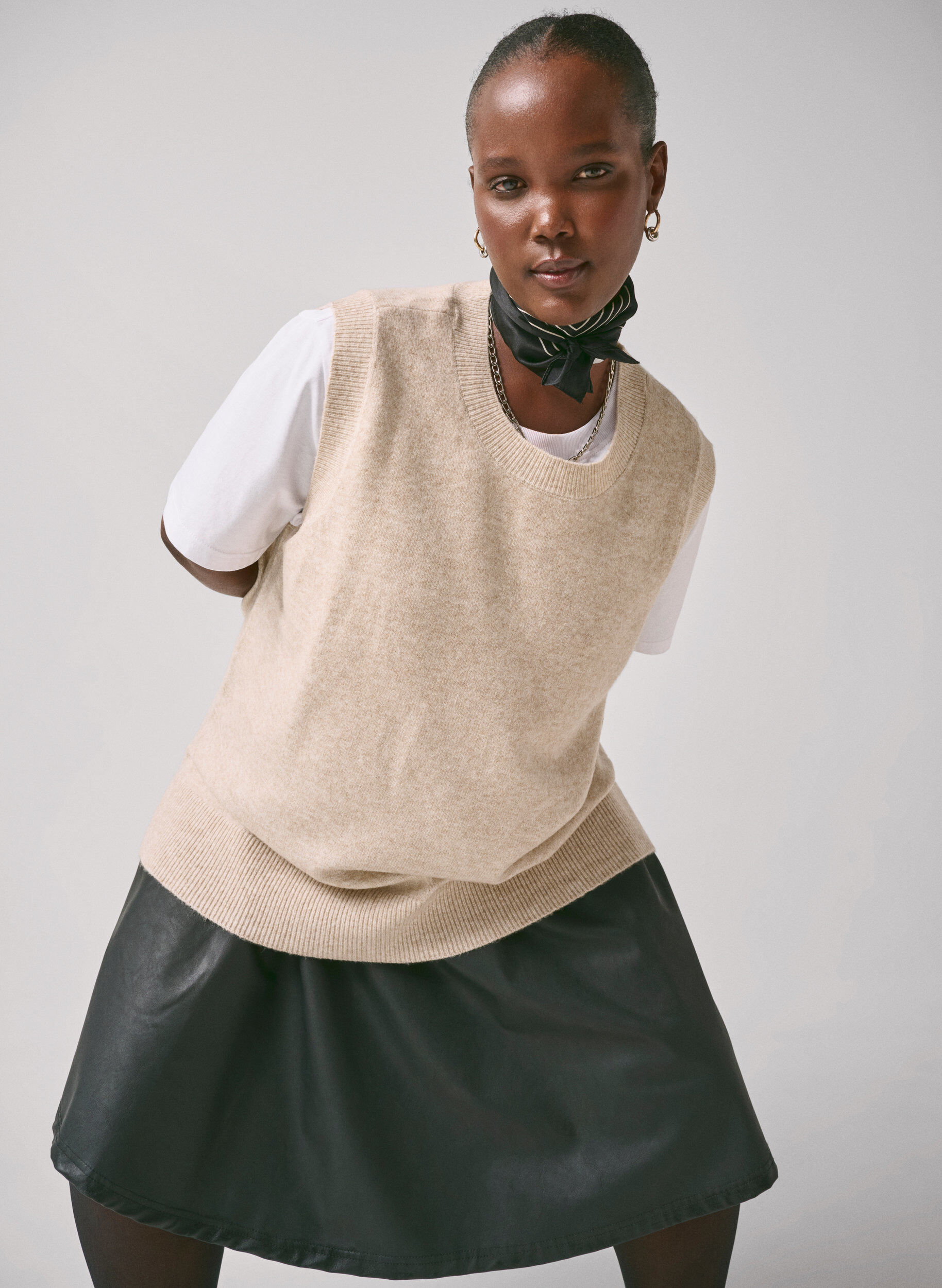 Zizzi Neuleliivi resorireunoilla, Pumice Stone Mel., Image image number 0