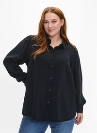 Pitkähihainen paita Tencel ™-modaalia, Black, Model