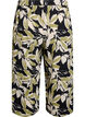 Culottes-housut kuosilla, Musta, Packshot image number 1
