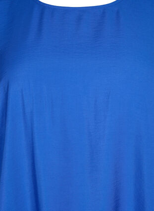 Viskoosipusero puolipitkillä hihoilla, Olympian Blue, Packshot image number 2