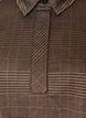 Lyhyt ruudullinen mekko paitakauluksella, Ruskea, Packshot image number 2