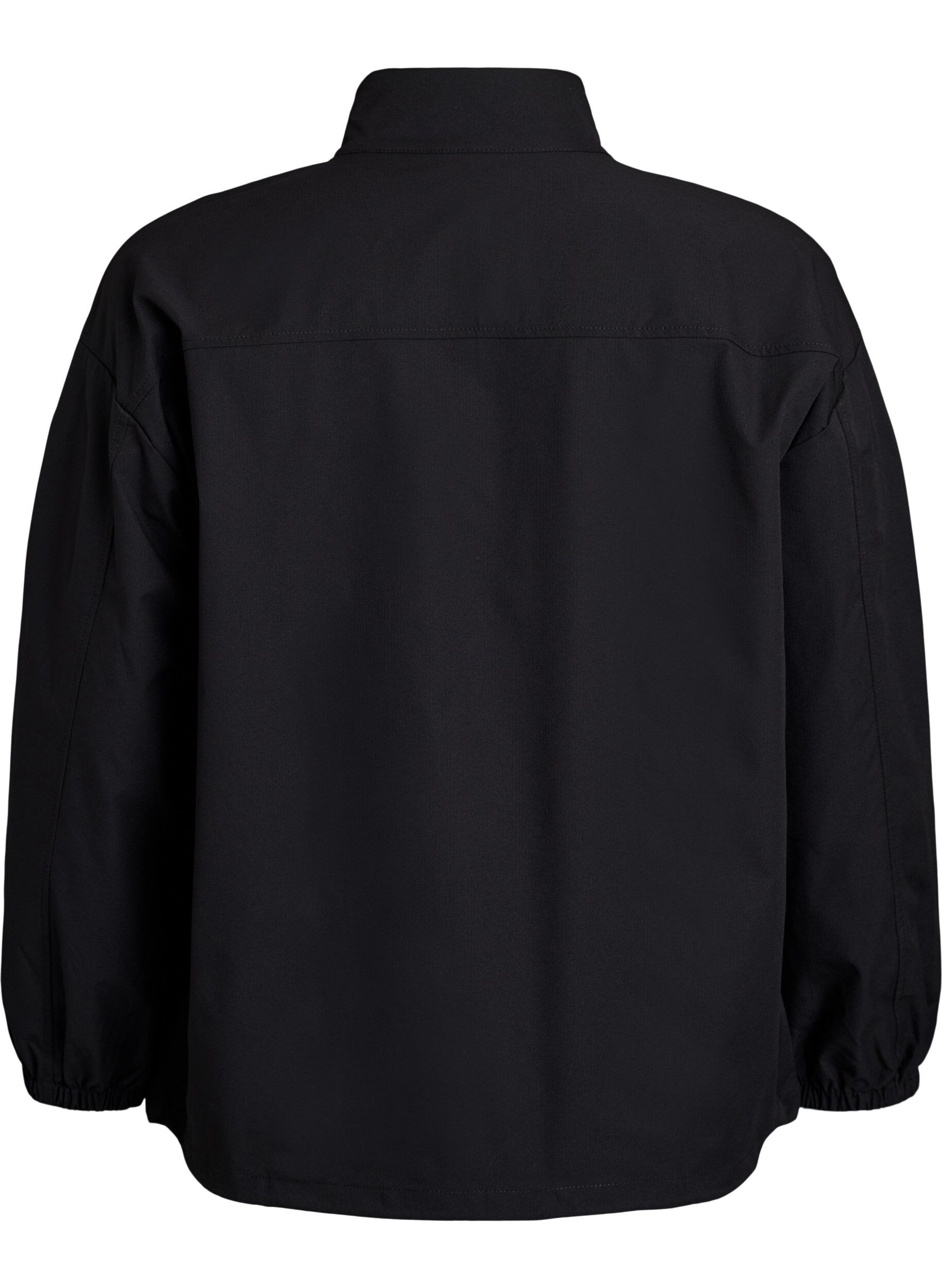 Zizzi Sporttinen anorakki heijastavilla yksityiskohdilla ja taskuilla, Musta, Packshot image number 1