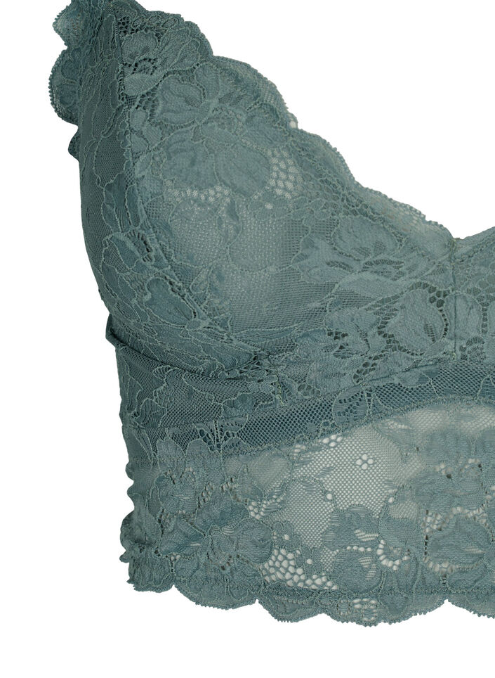 Pitsinen bralette ilman kaaritukea, Balsam Green Ass, Packshot image number 2