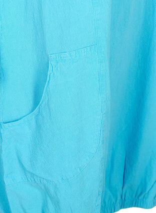 Hihaton mekko puuvillasta, River Blue, Packshot image number 3