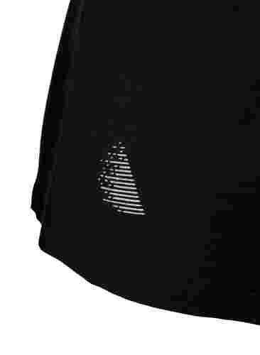 Pitkähihainen treenipusero mesh-kankaalla, Black, Packshot image number 2