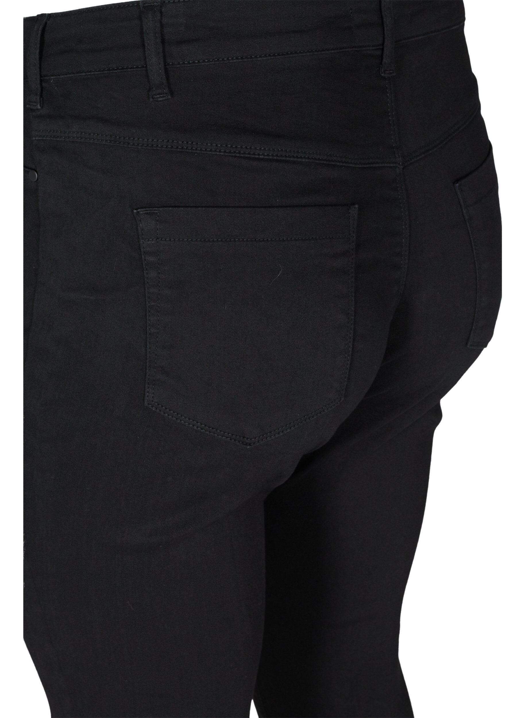 ZizziJeggingsit puuvillasekoitteesta, Black, Packshot image number 3