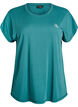 Yksiv&auml;rinen treeni-T-paita, Sininen, Packshot image number 0