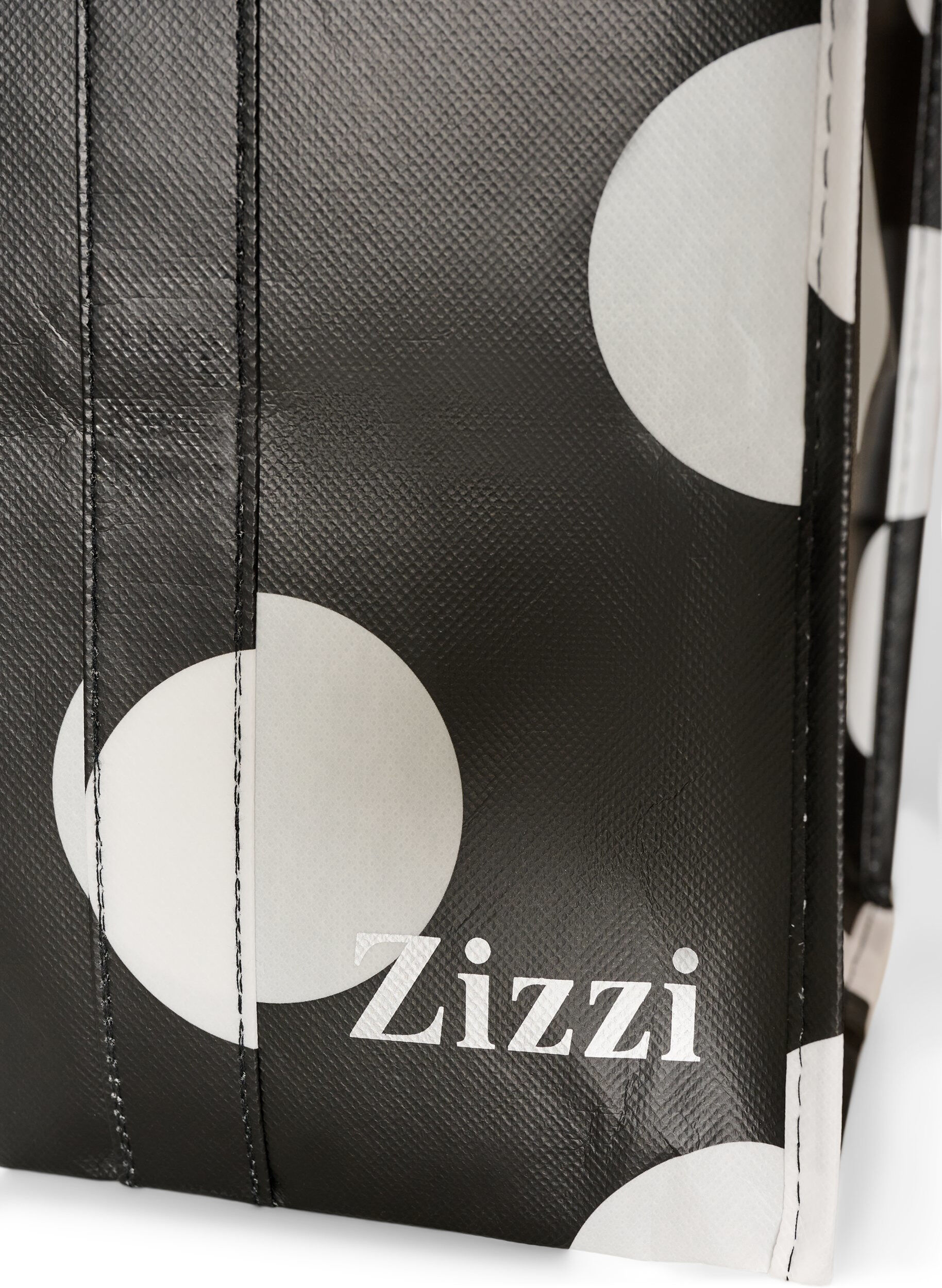 ZizziOstoskassi vetoketjulla, Musta, Packshot image number 2