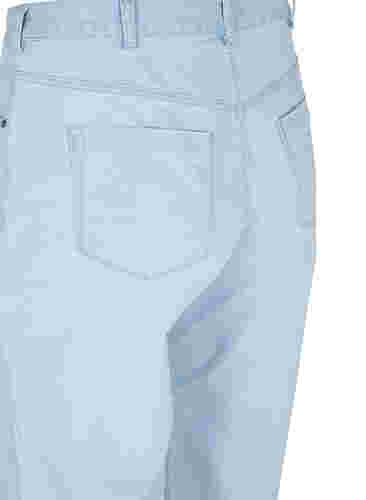 Suorat nilkkapituiset farkut, Light blue denim, Packshot image number 3